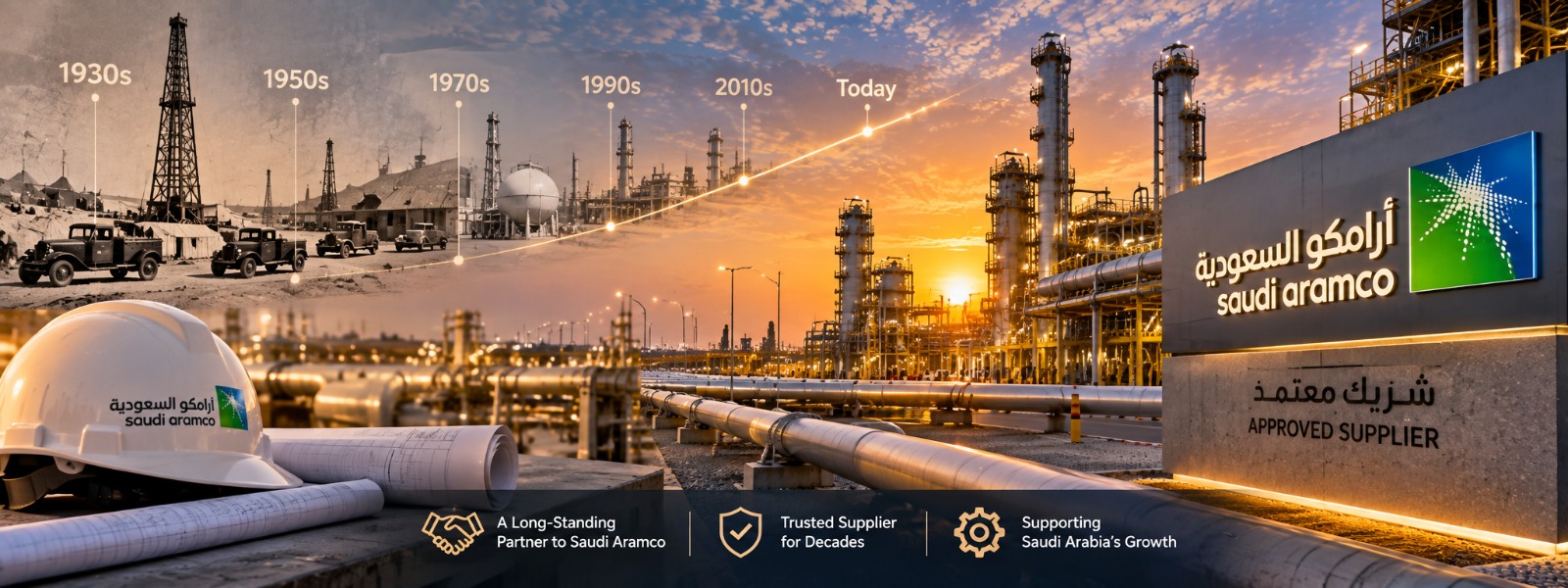 A long-standing partner to Saudi Aramco