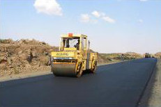 Asphalting Roads