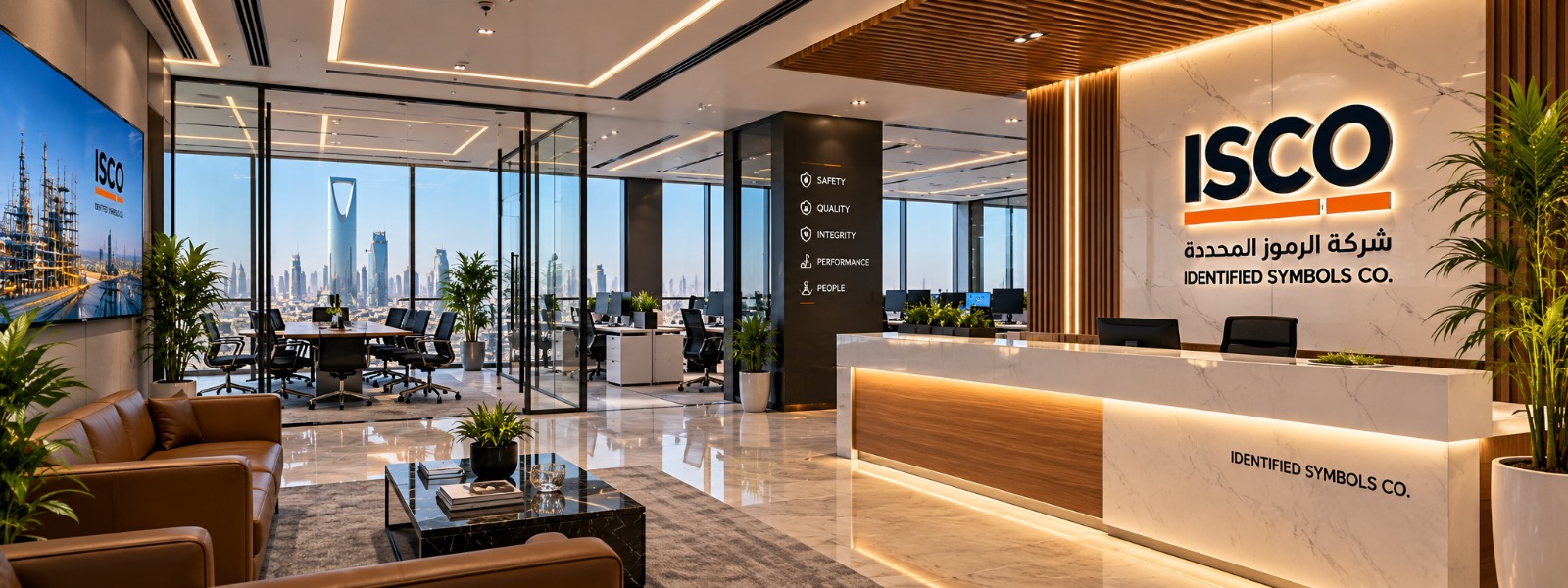 ISCO office lobby